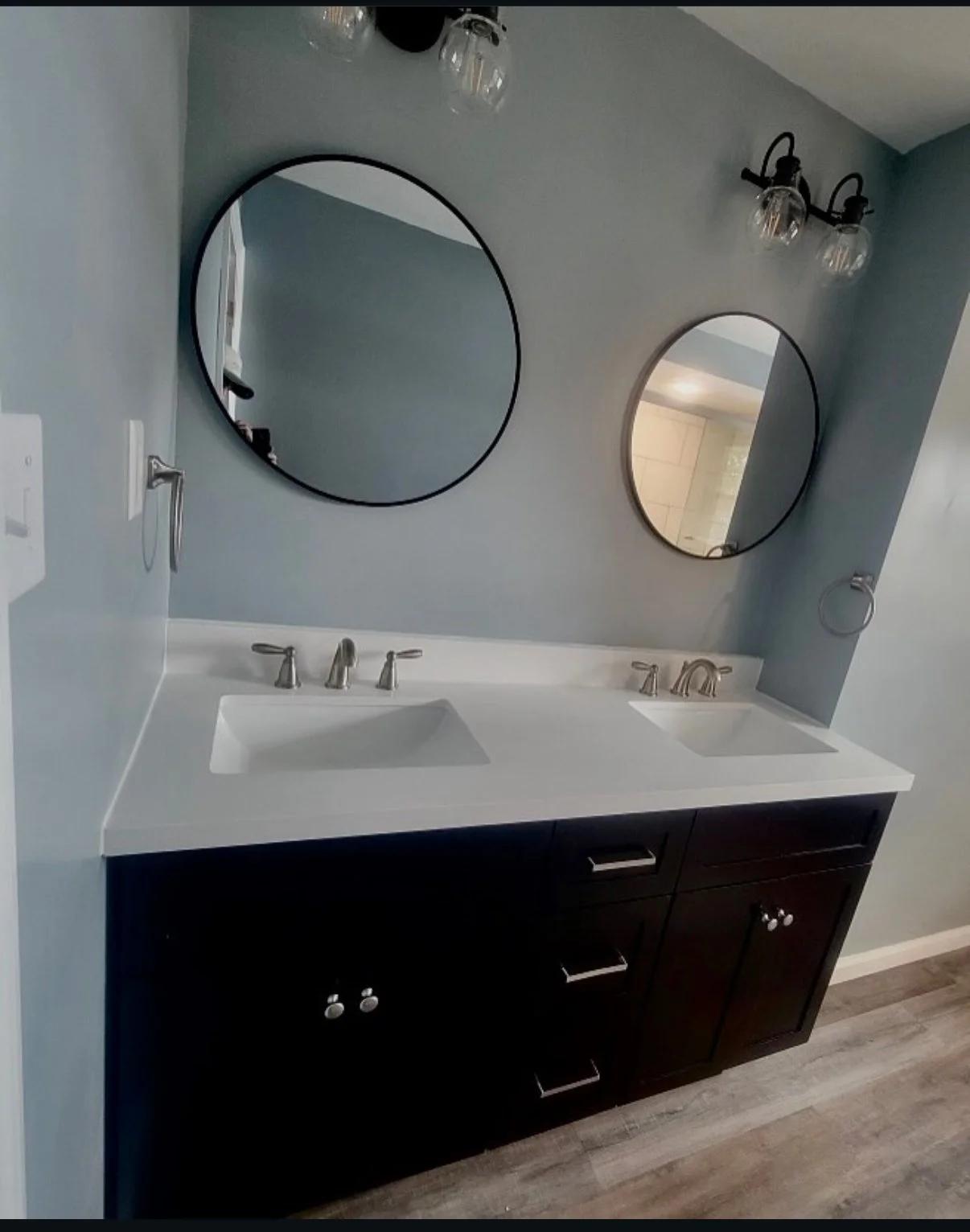 Double Vanity Bathroom