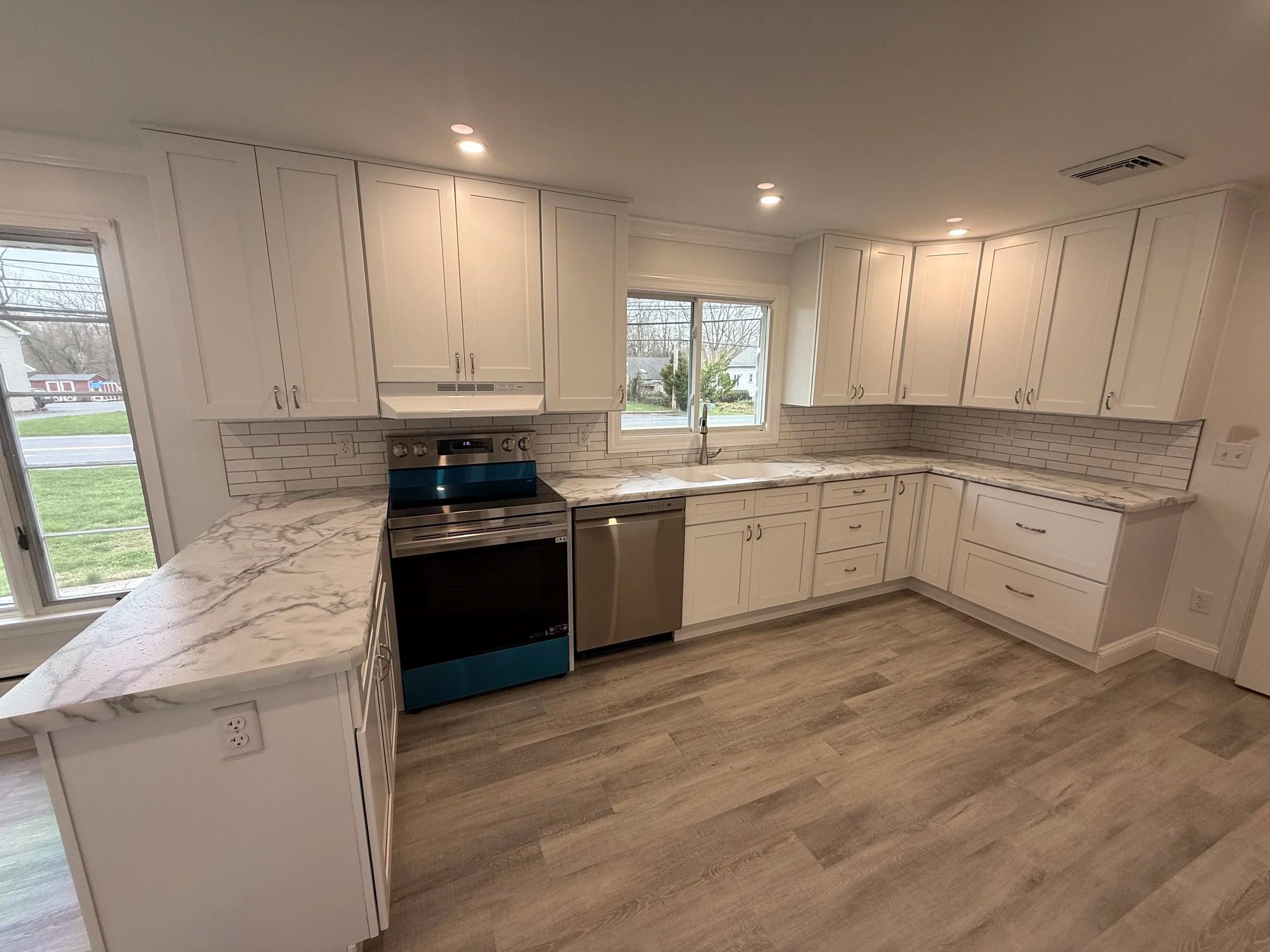Premier Remodel — White Shaker Kitchen