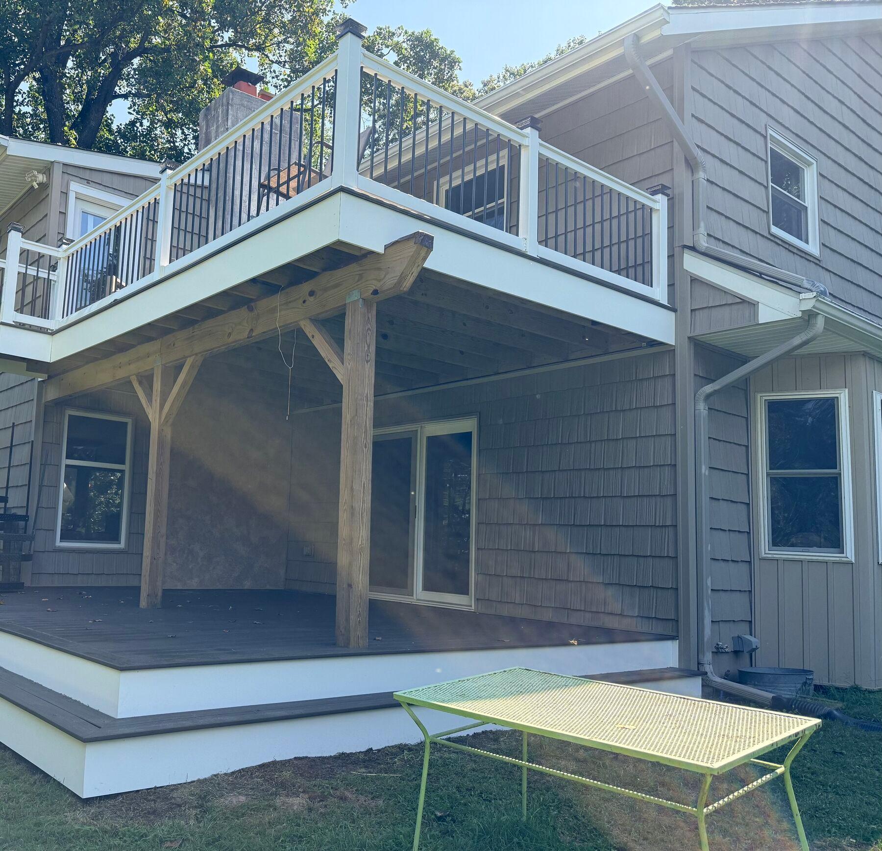Covered Porch & Deck Addition
