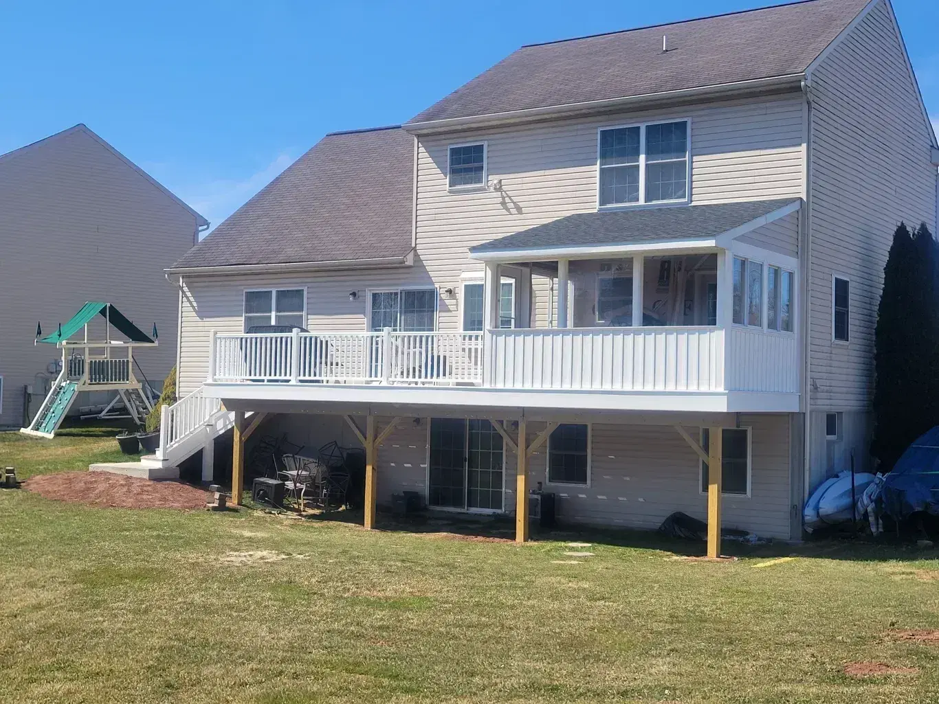 Multi-Level Rear Deck