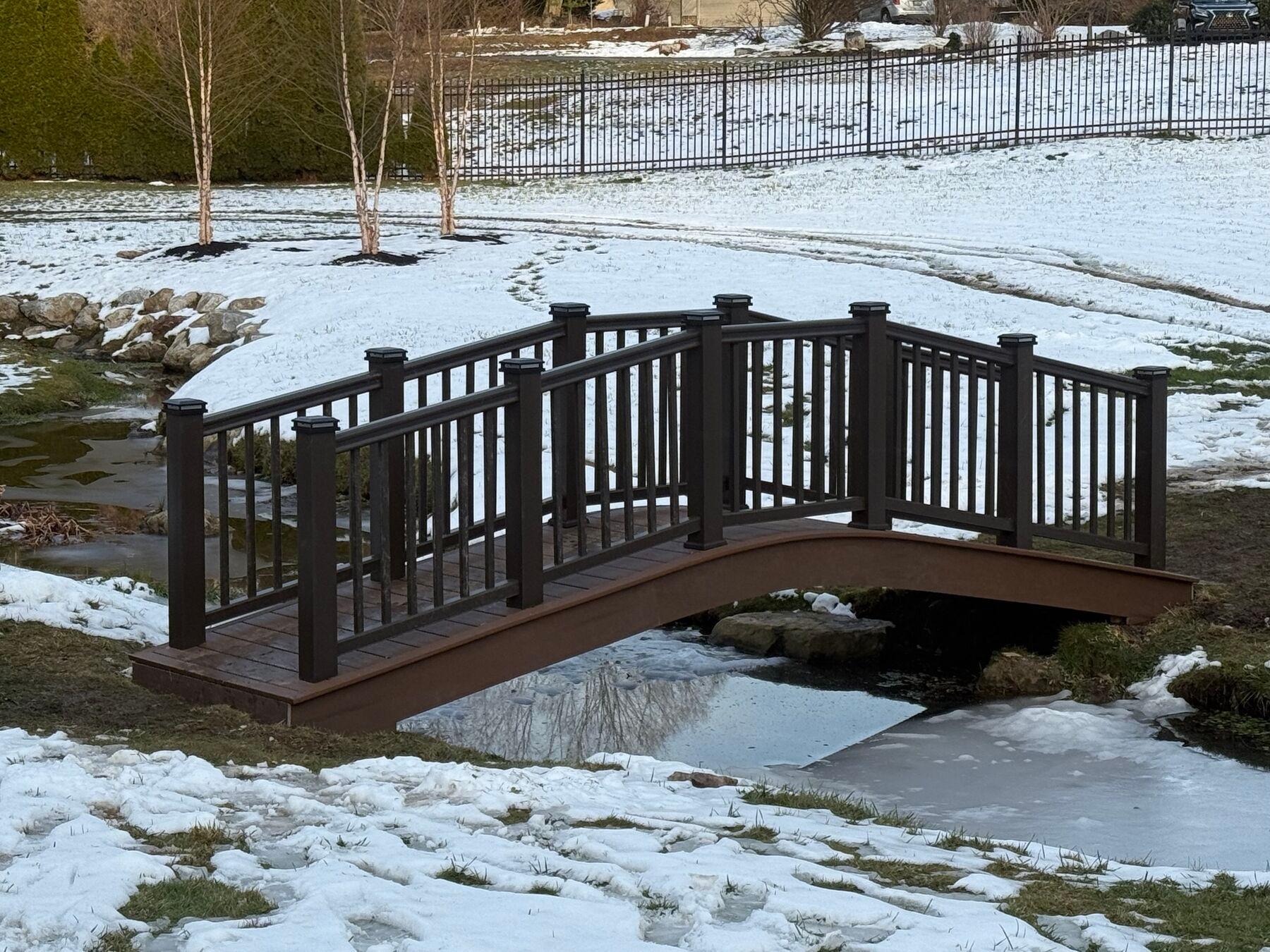 Custom Arched Footbridge